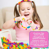Just My Style Make & Believe Unicorn Pop Beads by Horizon Group USA, 500+ Snap-Together Beads, DIY Jewelry Kit for Kids, Materials