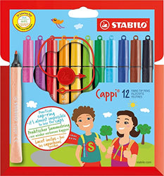 STABILO Cappi Wallet of 12 - Felt-tip Pen