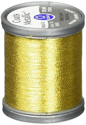 Coats Thread & Zippers Metallic Thread, 125-Yard, Bright Gold