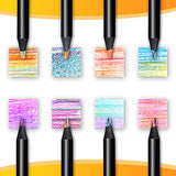 Nsxsu 8 Colors Rainbow Pencils, Jumbo Colored Pencils for Adults and Kids, Multicolored Pencils for Art Drawing, Coloring, Sketching (Pack of 2)