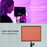 Aputure Amaran P60C 60W RGBWW Full Color Video Panel Light,2500K-7500K,CRI95+/TLCI 96+,5900lux@1m 10 Scene Light Effects Support App with Softbox for YouTube TIK tok Video