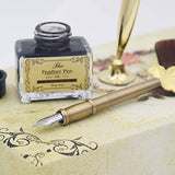 AIVN Caligrapher Pen with Feather Quill Pen, Calligraphy Set with 12 Nibs for Writing and Perfect