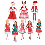 Lady Cat 11.5 Inch Doll Clothes and Accessories, Picture Style Clothes and Shoes. Beautifully Packaged in a Gift Box, Suitable for Gifts for Little Girls.(Christmas Collection)