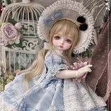 Fbestxie 1/4 BJD Doll SD Dolls 40Cm Movable Joints with Hair Makeup Gift Collection Christmas Decoration Fashion Handmade Doll