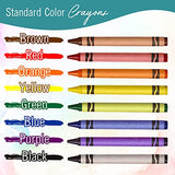 8 Count Crayons, 12 Packs of Crayons - Ultra Clean Washable Crayons, Crayons Bulk