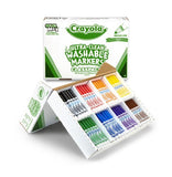 Crayola Bulk Markers, Ultra Clean, Broad Line, 200 Count Classpack, Washable