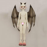 Clicked 1/4 Devil Bat BJD SD Doll Full Set 40Cm 16Inch Jointed Dolls Wig Skirt Makeup Shoes Surprise Gift Doll