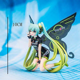 SPLY DTEM Toy Figurine Two Yuan Beauty Toy Model Hatsune Future Anime Character Collection Gift Butterfly Hatsune 10CM
