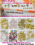 Unicorn Clay Beads for Bracelets Making,4939pcs Clay Flat Round Polymer Beads kit with Pendant,Jump Rings,Smiley, Full Letter Beads for Jewelry Necklace DIY Craft Gift for Girls--18 Colors Clay Bead