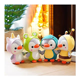 10inch Penguin Plush Toy Children’s Fun Penguin Plush Doll, Cute and Funny Dinosaur bee Unicorn Frog Dress up Plush Stuffed Toy boy and Girl Birthday Gift(Unicorn