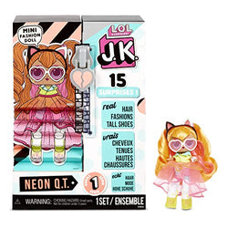 L.O.L. Surprise! JK Neon Q.T. Mini Fashion Doll with 15 Surprises