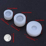 3pcs Art Decortive Silicone Molds, Epoxy Resin Molds Include Dish Small&Large Bowls Molds for Resin Casting DIY