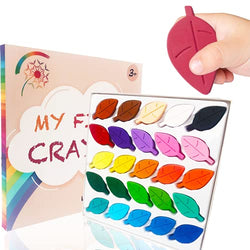 Washable Crayons for Toddlers, Kids and Children, Non-Toxic Toddler Crayons, Easy to Grab for 1,2,3 Year Olds, 25 color