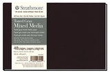 Strathmore (469-405 400 Series Hardbound Mixed Media Art Journal, 8.5"x5.5", Toned Gray, 24 Sheets