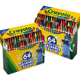 Crayola Colored Pencils, No Repeat Colors, 120 Count, Gift & 64ct Ultra Clean Washable Crayons, 2 Pack Bulk Crayon Set, Gift for Kids