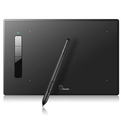 Parblo Island A609 Digital Drawing Tablet with 2048 Levels Pressure Battery-Free Pen for Computers, Graphic Tablet for Digital Art Sketch, Paint, Design