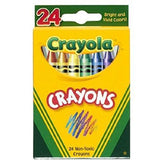 Crayola Crayons 24 ct (Pack of 2) Includes 5 Color Flag Set