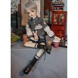 MEESock Lovely Boy BJD Doll 1/4 SD Dolls 16.7 Inch Ball Jointed Doll DIY Toys, with Clothes Shoes Wig Makeup, for Girls
