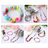 Bead KidsSet for Jewelery Making - Craft Beads Kits for Little Girls DIY Necklaces Bracelet