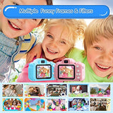 Homspal Kids Camera for Children,with 32G SD Card, Photos, Digital Vedios, Selfie Camera with Filters and Gmaes for for 3-10 Year Old Boys and Girls, Toddler, Christmas Birthday Gifts Toys Blue