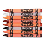 Crayola Multicultural Crayons -24 Count (Set of 3 - 8 Packs) Includes 5 Color Flag Set