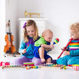 Xylophone for Kids Set Of Three Instrument Toys With Two Xylophone,One caterpillar toy-JiangChuan(2019 New Design),Best Birthday/Holiday Gift For Children's with Two Safe Mallets,Free Music socure