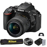 Nikon D5600 DSLR Camera with 18-55mm VR and 70-300mm Lenses + 128GB Card, Tripod, Flash, ALS Variety Lens Cloth, and More