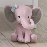 Bedtime Originals Twinkle Toes Pink Elephant Plush, Hazel