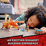 LEGO NINJAGO Kai’s Fire Dragon EVO 71762 Building Kit Featuring a Ninja Dragon Toy, NINJAGO Kai and Snake Figures; Toy Playset for Kids Aged 6+ (204 Pieces)