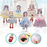 QIANHUI 1/6 Royal Style BJD Dolls 12 Inch Movable Jointed Doll DIY Toys with Full Set Clothes Shoes Wig Best Gift for Girls (B)