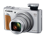 Canon PowerShot SX740 Digital Camera w/40x Optical Zoom & 3 Inch Tilt LCD - 4K VIdeo, Wi-Fi, NFC, Bluetooth Enabled (Silver)