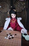 BJD Handmade Doll Chinese Ancient Style Female Winter Clothing for 1/3 BJD Girl Dolls Clothes Accessories