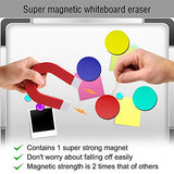 Mini Dry Erase Erasers, IHPUKIDI 48 Pack Magnetic Whiteboard Dry Erasers Chalkboard Cleaner Wiper for Kids and Classroom Teacher Supplies, Home and Office (2 x 2 Inch)