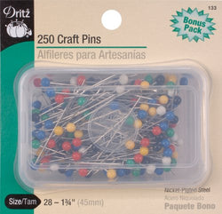 Dritz 133 250-Piece Craft Pins, 1-3/4-Inch