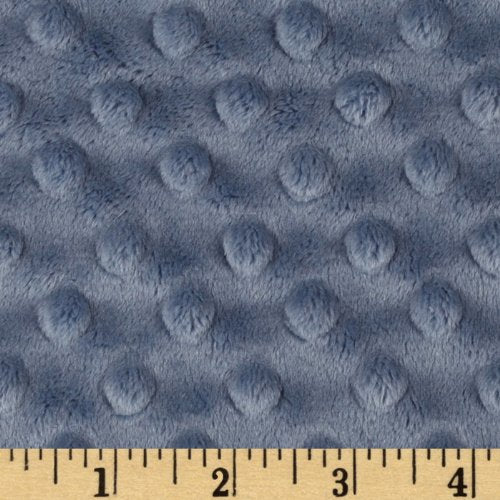 Shannon Fabrics Minky Cuddle Dimple Yard, Denim