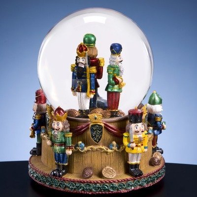 Christmas Nutcracker Soldiers Snow Globe by The San Francisco Music Box Company