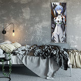 Anime Scroll Poster for Ayanami Rei - Fabric Prints 100 cm x 40 cm | Premium and Artistic Anime Theme Gift | Japanese Manga Hanging Wall Art Room Decor
