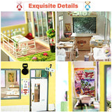 Rolife DIY Miniature Dollhouse Kit Christmas, 1/24 Scale Tiny House Building Kits, Miniatures with Furniture Accessories and Tools, Mini Wood Crafts Model, Making Kit Gifts for Boys and Girls Ages 14+