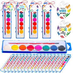 RISEBRITE Kids Painting Set 42 Pcs Watercolor Paint Set Includes Watercolor  Paints, Paint Brushes, Painting Pad, and More Art Supplies for Young