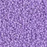 Miyuki Delica Seed Beads Bundle: Size 11/0, Duracoat Opaque Crocus (DB2136), Columbine (DB2138) &