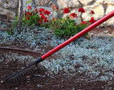 TABOR TOOLS J205 Level Head Rake with Strong Long 54" Fiberglass Handle, 14-Tine