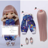 1/8 BJD Doll 15 cm 6 Inch 19 Ball Joints SD Dolls DIY Toys with All Clothes Shoes Wig Hair Makeup Surprise Dolls Best Gift for Girls