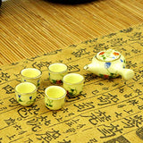 Academyus Mini Side Handle Tea Cup Tea Set DIY Dollhouse Decoration Kitchen Tableware Toy