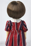 BJD Wigs JD555 6-7inch 16-18CM Short Cut Bobo Synthetic Mohair Doll Wigs 1/6 YOSD BJD Hair (Medium Brown, 6-7inch)