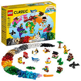 LEGO Classic Around The World 11015 Building Kit; 15 Kids’ Building Toys for Creative Play; Iconic Animal Toys; New 2021 (950 Pieces)