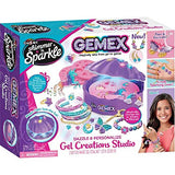 CRA-Z-Art Gemex Gel to Gems Creations Studio, Jewelry Making Set for Gx200F;irls and Teens, Magically Change Gel to Sparkling Bracelets, Necklaces,