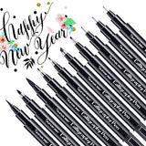 Calligraphy Pens, Hand Lettering Pen, 10 Size Caligraphy Brush Pens for Beginner, Writing, Sketching, Drawing, Illustration, Scrapbooking, journaling