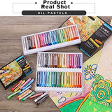 Oil Pastel Set,Professional Painting Soft Oil Pastels Drawing Graffiti Art Crayons Washable Round Non Toxic Pastel Sticks for Artist,Kids,Student,Beginner(24 Colors)