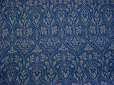 P Kaufmann / Braemore / Waverly Tracery in Denim - Blue Floral / Scroll / Filigree Tracery Cotton