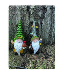 Garden Gnomes Statues - Unique Gnome Set of 2 Cute Gnomes by Harmony Code
